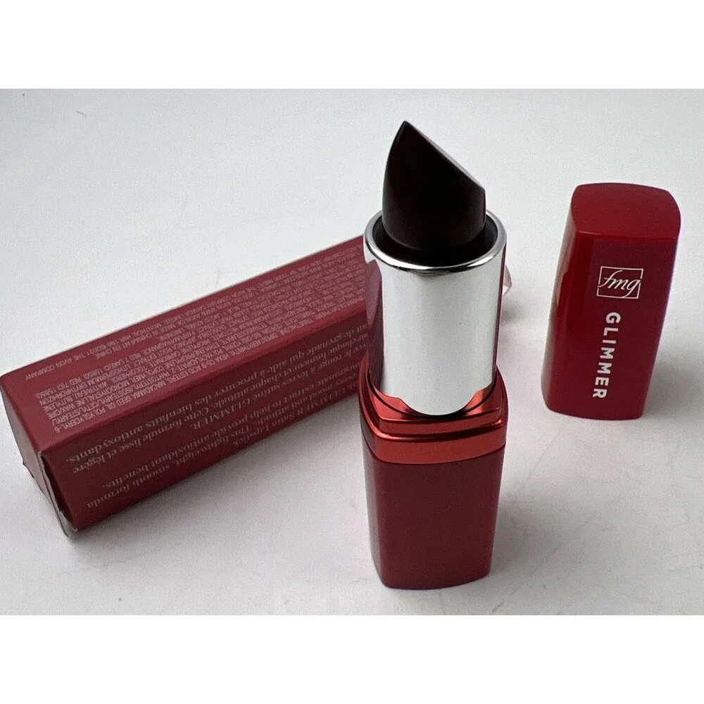 Avon fmg Glimmer Satin Lipstick - Wild Cherry